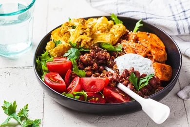 Sweet Potato and Black Bean Buddha Bowl
